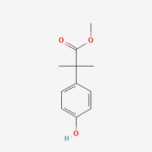 molecular formula C11H14O3 B3092633 Methyl 2-(4-hydroxyphenyl)-2-methylpropanoate CAS No. 123342-40-5