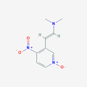 molecular formula C9H11N3O3 B3092661 (E)-3-(2-(Dimethylamino)vinyl)-4-nitropyridine 1-oxide CAS No. 123367-22-6
