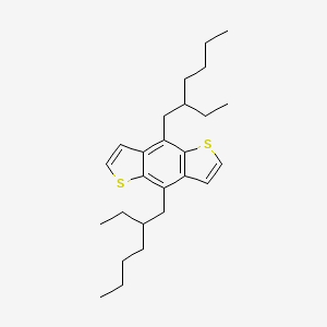 molecular formula C26H38S2 B3092702 4,8-Bis(2-ethylhexyl)benzo[1,2-b:4,5-b']dithiophene CAS No. 1234306-29-6