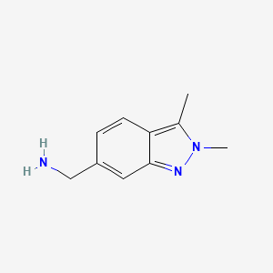 (2,3-Dimethyl-2H-indazol-6-yl)methanamine