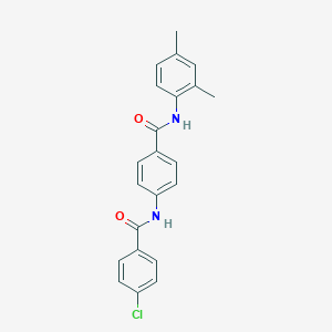 4-[(4-chlorobenzoyl)amino]-N-(2,4-dimethylphenyl)benzamide