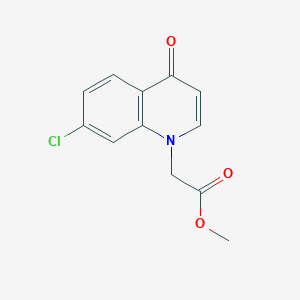 methyl (7-chloro-4-oxoquinolin-1(4H)-yl)acetate