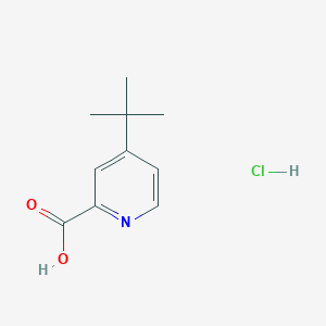 molecular formula C10H14ClNO2 B3092905 4-(tert-Butyl)picolinic acid hydrochloride CAS No. 123811-75-6