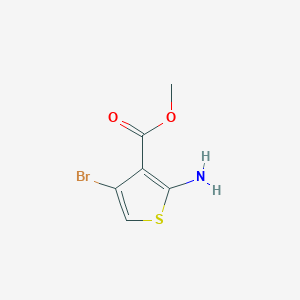 molecular formula C6H6BrNO2S B3092938 Methyl 2-amino-4-bromothiophene-3-carboxylate CAS No. 1239461-22-3