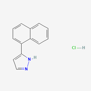 3-(1-naphthyl)-1H-pyrazole hydrochloride