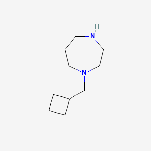 molecular formula C10H20N2 B3093173 1-(Cyclobutylmethyl)-1,4-diazepane CAS No. 1240573-19-6