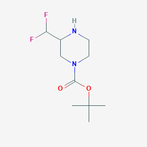 Tert-butyl 3-(difluoromethyl)piperazine-1-carboxylate