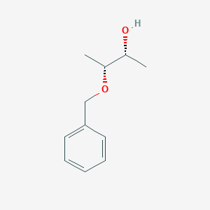 molecular formula C11H16O2 B3093385 2-Butanol, 3-(phenylmethoxy)-, (2R,3R)- CAS No. 124338-52-9