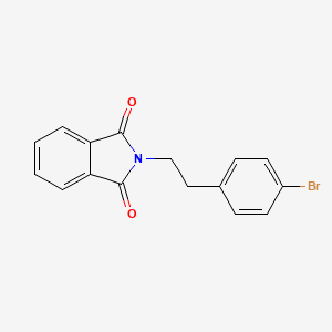 molecular formula C16H12BrNO2 B3093426 2-(4-Bromophenethyl)isoindoline-1,3-dione CAS No. 124499-18-9
