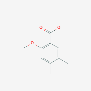 molecular formula C11H14O3 B3093448 Methyl 2-methoxy-4,5-dimethylbenzoate CAS No. 1245534-33-1