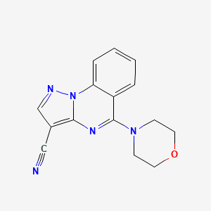 5-Morpholinopyrazolo[1,5-a]quinazoline-3-carbonitrile