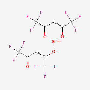 strontium;1,1,1,5,5,5-hexafluoro-4-oxopent-2-en-2-olate