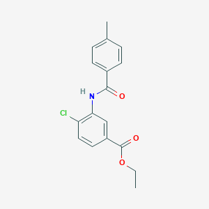Ethyl 4-chloro-3-[(4-methylbenzoyl)amino]benzoate