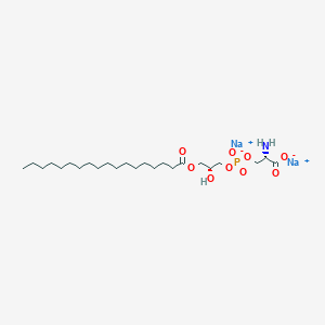 4,6,10-Trioxa-5-phosphaoctacosanoic acid, 2-amino-5,8-dihydroxy-11-oxo-, 5-oxide, sodium salt, (2S,8R)-