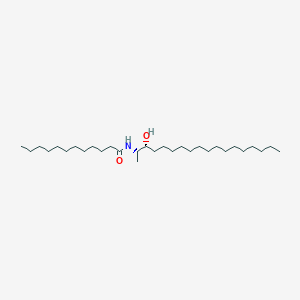 molecular formula C30H61NO2 B3093566 十二酰胺，N-[(1S,2R)-2-羟基-1-甲基十七烷基]- CAS No. 1246298-40-7