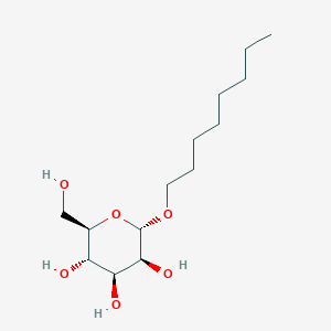 molecular formula C14H28O6 B3093618 octyl alpha-D-mannopyranoside CAS No. 124650-29-9