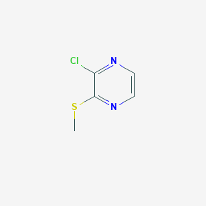 molecular formula C5H5ClN2S B3093731 2-Chloro-3-(methylthio)pyrazine CAS No. 1248090-42-7