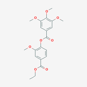 4-(Ethoxycarbonyl)-2-methoxyphenyl 3,4,5-trimethoxybenzoate