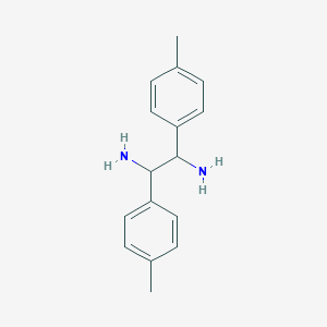 molecular formula C16H20N2 B3093761 1,2-Di-p-tolylethylenediamine CAS No. 124842-96-2