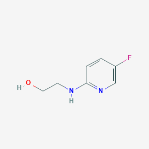 molecular formula C7H9FN2O B3093772 2-[(5-Fluoropyridin-2-yl)amino]ethan-1-ol CAS No. 1249000-44-9