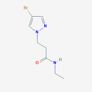 3-(4-Bromo-1H-pyrazol-1-yl)-N-ethylpropanamide