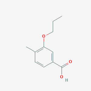 molecular formula C11H14O3 B3093804 4-Methyl-3-propoxybenzoic acid CAS No. 1249339-96-5