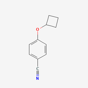 molecular formula C11H11NO B3093817 4-Cyclobutoxybenzonitrile CAS No. 1249525-46-9