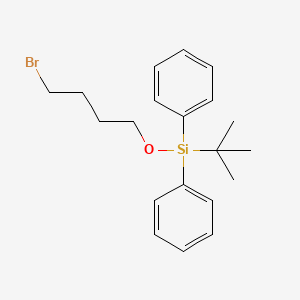 molecular formula C20H27BrOSi B3093846 (4-Bromobutoxy)(tert-butyl)diphenylsilane CAS No. 125010-58-4