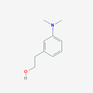 molecular formula C10H15NO B3093859 2-(3-(二甲氨基)苯基)乙醇 CAS No. 125034-26-6