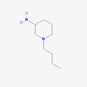 molecular formula C9H20N2 B3093877 1-丁基哌啶-3-胺 CAS No. 1250656-20-2