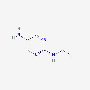 molecular formula C6H10N4 B3093891 N2-Ethylpyrimidine-2,5-diamine CAS No. 1250821-49-8
