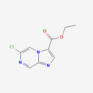 Ethyl 6-chloroimidazo[1,2-a]pyrazine-3-carboxylate