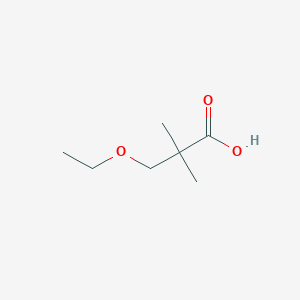 molecular formula C7H14O3 B3093988 3-乙氧基-2,2-二甲基丙酸 CAS No. 125181-31-9