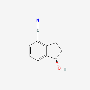 (S)-1-hydroxy-2,3-dihydro-1H-indene-4-carbonitrile