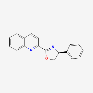 molecular formula C18H14N2O B3094022 (S)-Ph-quinox CAS No. 1252576-13-8