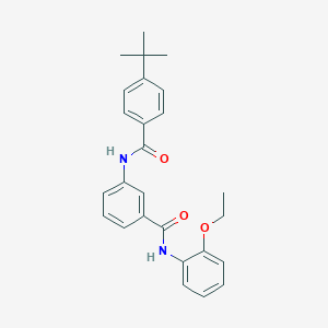 3-[(4-tert-butylbenzoyl)amino]-N-(2-ethoxyphenyl)benzamide