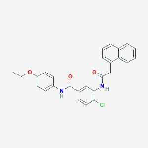 4-chloro-N-(4-ethoxyphenyl)-3-[(1-naphthylacetyl)amino]benzamide