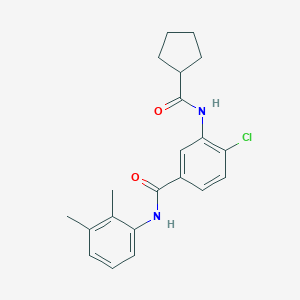 4-chloro-3-[(cyclopentylcarbonyl)amino]-N-(2,3-dimethylphenyl)benzamide
