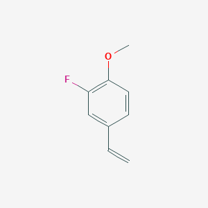 molecular formula C9H9FO B3094302 2-Fluoro-1-methoxy-4-vinylbenzene CAS No. 125661-48-5
