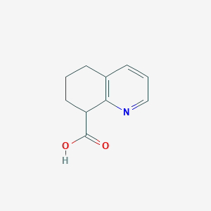 molecular formula C10H11NO2 B3094327 5,6,7,8-四氢-8-喹啉甲酸 CAS No. 1256804-62-2