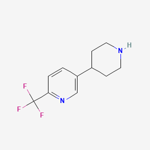 5-(Piperidin-4-yl)-2-(trifluoromethyl)pyridine