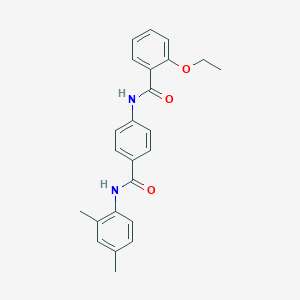 N-{4-[(2,4-dimethylanilino)carbonyl]phenyl}-2-ethoxybenzamide