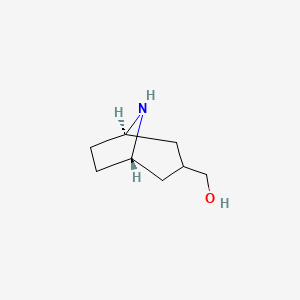 B3094384 (1R,3S,5S)-8-Azabicyclo[3.2.1]octan-3-ylmethanol CAS No. 1257512-65-4