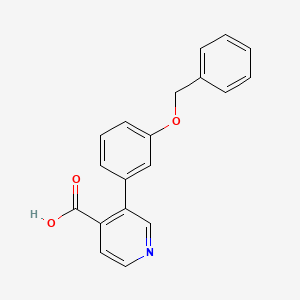 3-(3-Benzyloxyphenyl)isonicotinic acid