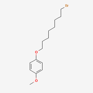 molecular formula C15H23BrO2 B3094509 1-(8-Bromooctyloxy)-4-methoxybenzene CAS No. 125878-82-2