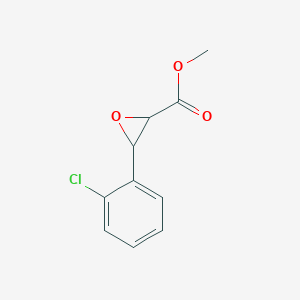 molecular formula C10H9ClO3 B3094512 Methyl 3-(2-Chlorophenyl)oxirane-2-carboxylate CAS No. 1258863-26-1