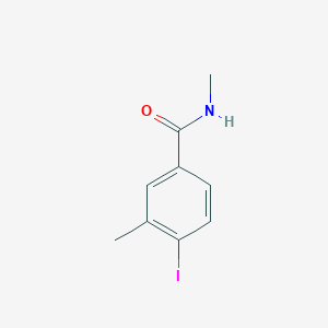 molecular formula C9H10INO B3094541 4-iodo-N,3-dimethylbenzamide CAS No. 1259323-74-4