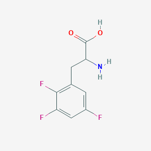 molecular formula C9H8F3NO2 B3094556 2-amino-3-(2,3,5-trifluorophenyl)propanoic Acid CAS No. 1259960-60-5
