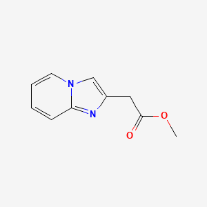 molecular formula C10H10N2O2 B3094638 Methyl 2-(imidazo[1,2-a]pyridin-2-yl)acetate CAS No. 1260383-71-8