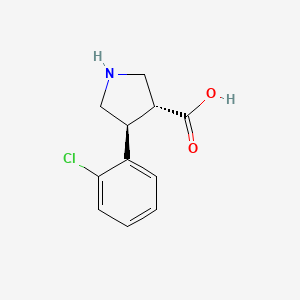 Trans-4-(2-chlorophenyl)pyrrolidine-3-carboxylic acid